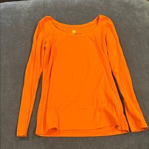 Vibrant Orange Long Sleeve Tee